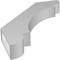 Ekena Millwork 4-in. W x 28-in. D x 34-in. H Olympic Architectural Grade PVC Knee Brace BRCP04X28X34OLY - alternate 2